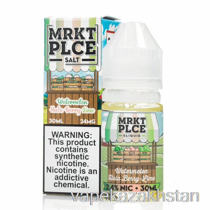 Vape Smoke Watermelon Hulaberry Lime - MRKT Salts - 30mL 48mg